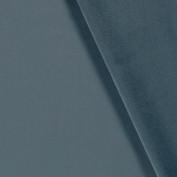 Softshell tissu Unicolore Bleu acier
