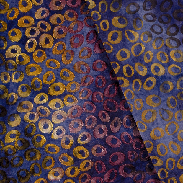 Burnout Jacquard fabric Tie Dye 