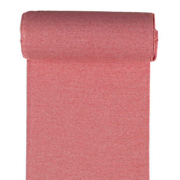 Cuff Material Yarn Dyed fabric Red 