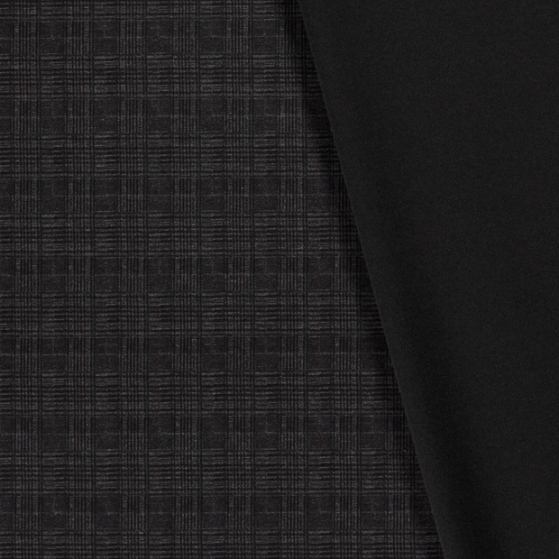 Punta di Roma fabric Checks Dark Green