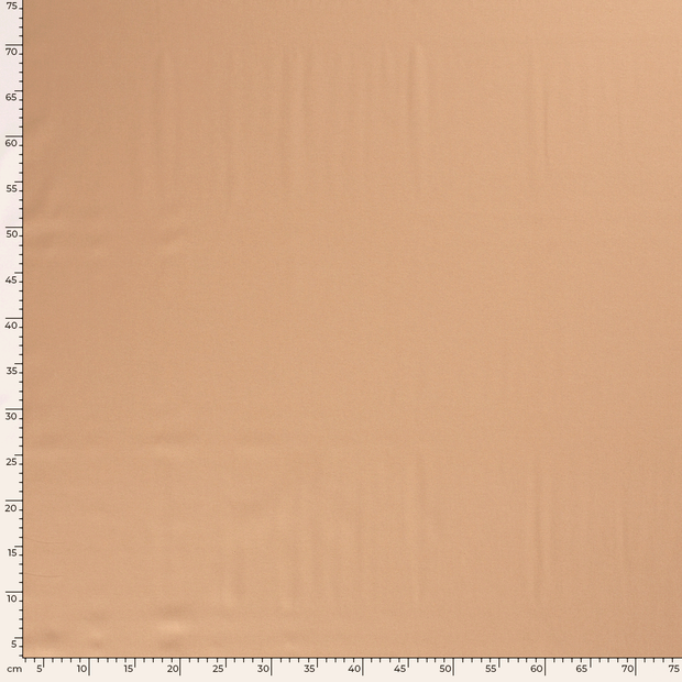 Cotton Poplin fabric Unicolour Nutmeg