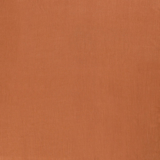 Woven Viscose Linen fabric Brown matte 