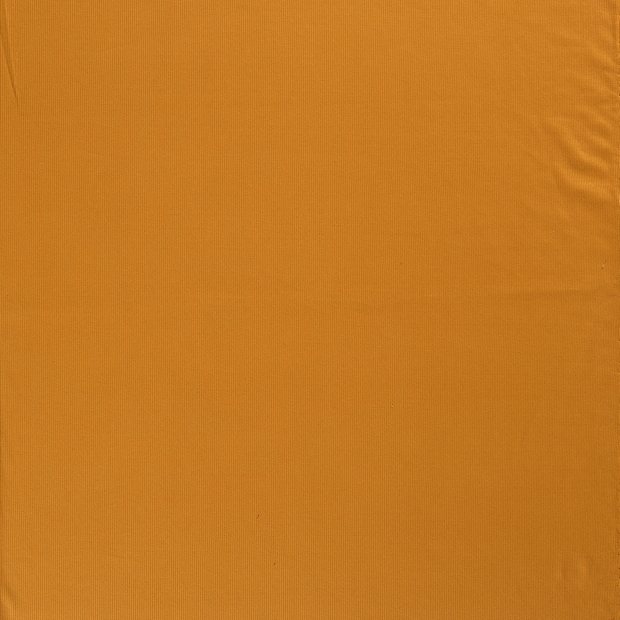 Rib Jersey tissu Ocre mat 