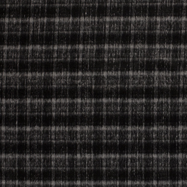 Jacquard fabric Black matte 