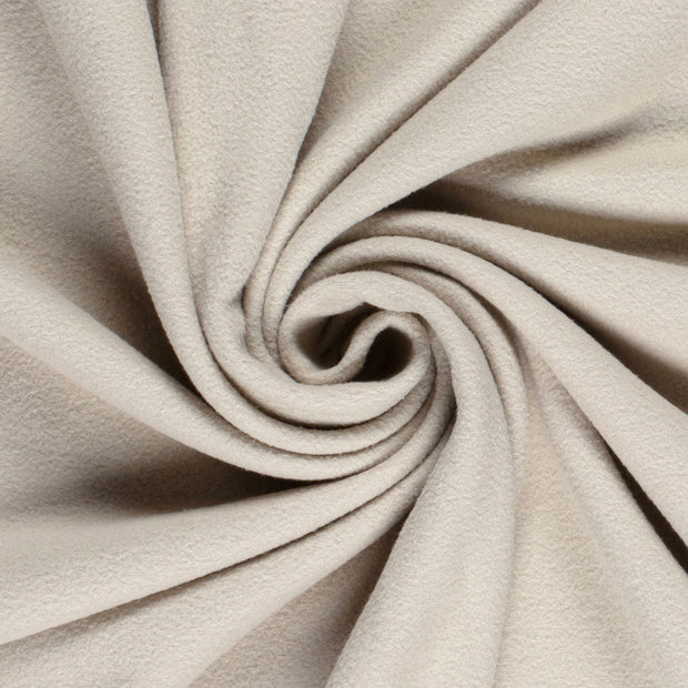 Microfleece tissu Unicolore Beige