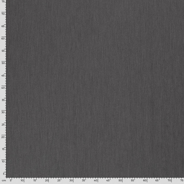 Gabardine fabric Unicolour Dark Grey