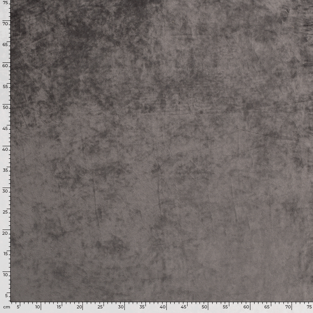 Velvet fabric Unicolour Taupe Grey