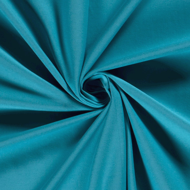 Cotton Jersey fabric Unicolour Turquoise