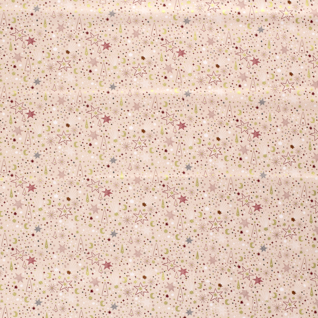 Cotton Poplin fabric Pink 