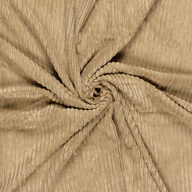 Velours Côtelé 4.5w tissu Camel brossé 