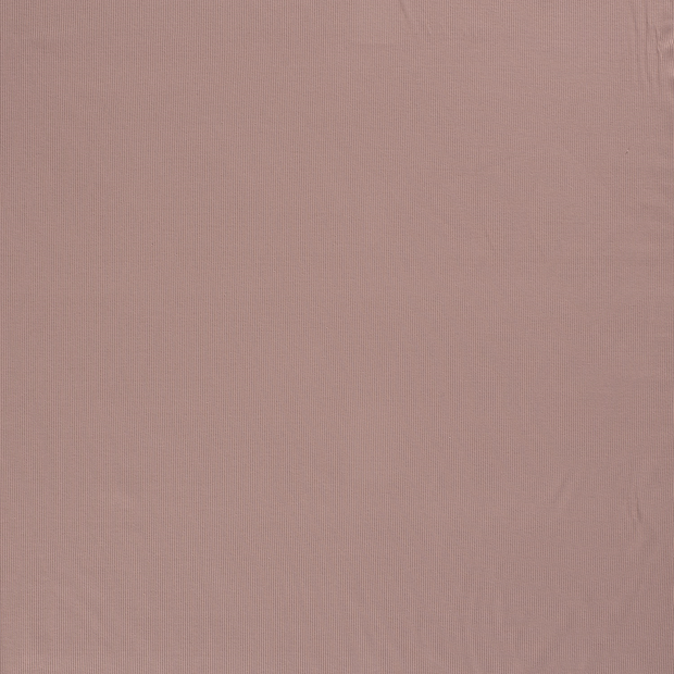 Rib Jersey stof Licht Mauve mat 