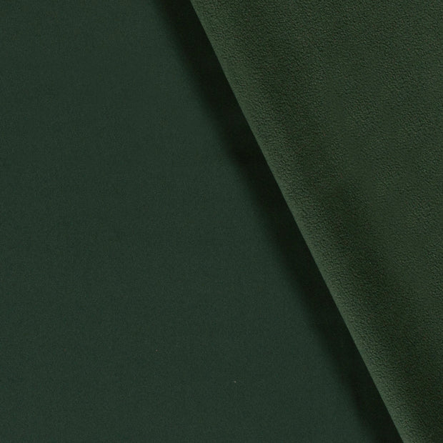 Softshell tissu Unicolore Vert foncé