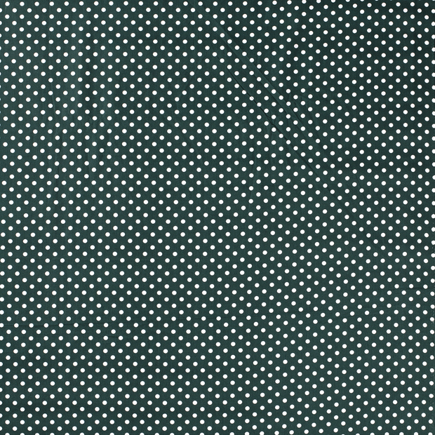 Cotton Poplin fabric Dark Green matte 