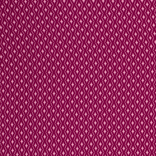 Viscose Poplin fabric Abstract Pink