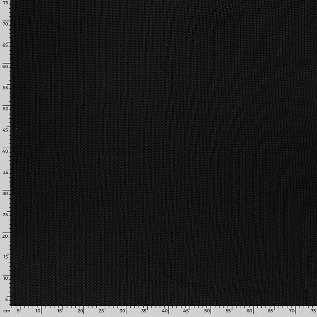 Heavy Knit stof Kabelstof Zwart