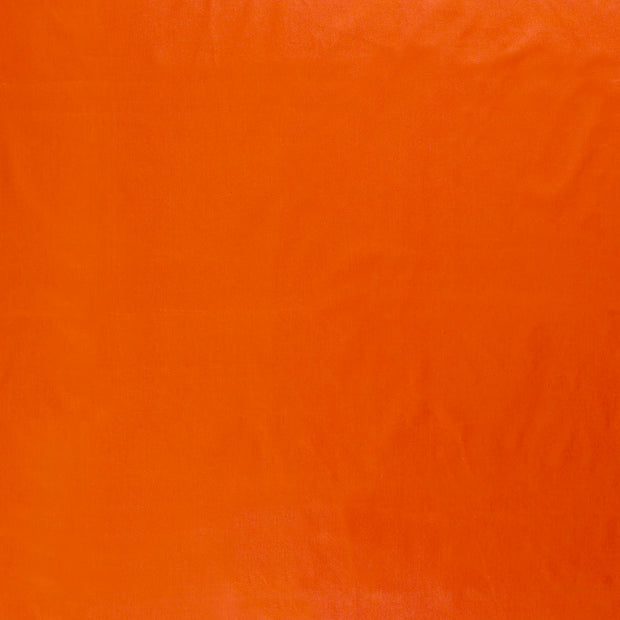 Popeline de Coton tissu Orange mat 