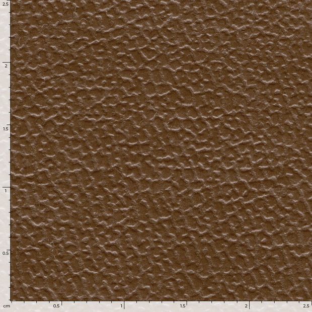 Artificial Leather fabric Unicolour Brown