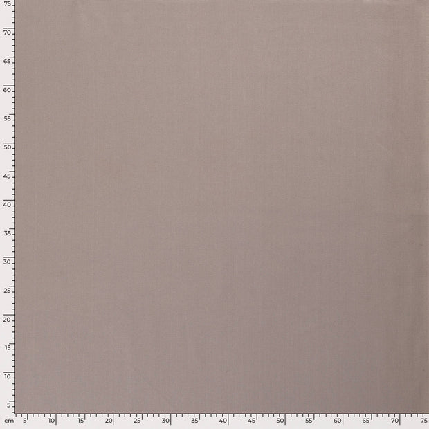 Canvas fabric Unicolour Taupe Grey