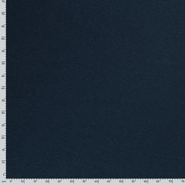 Chiffon en laine tissu Unicolore Bleu acier