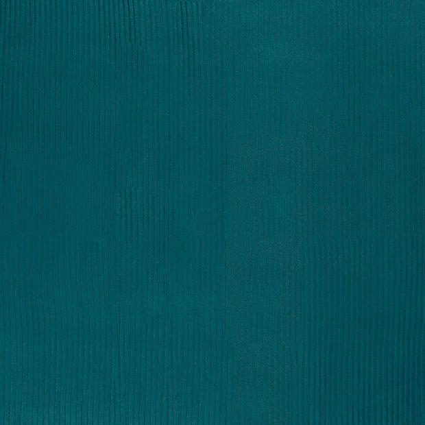 Rib Jersey tissu Bleu Canard mat 