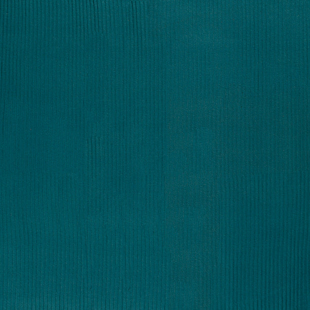 Rib Jersey fabric Petrol matte 