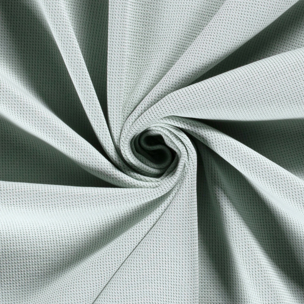 Knitted Waffle fabric Unicolour Ice Blue