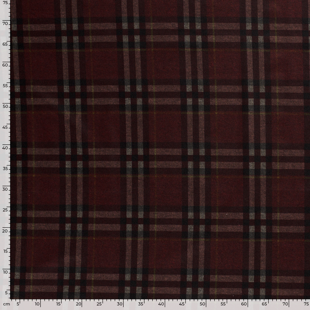 Punta di Roma fabric Checks brushed 
