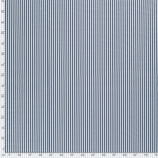 Baumwolle Popeline fabrik Streifen Marine
