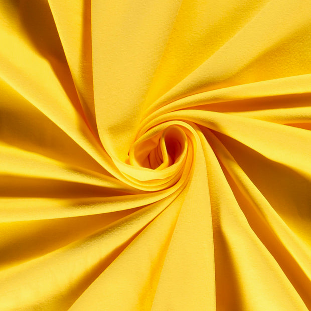 French Terry fabric Unicolour Yellow