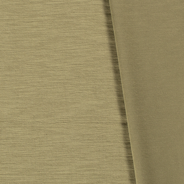 Heavy Knit fabric Unicolour slub 