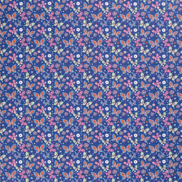 Cotton Poplin fabric Cobalt matte 
