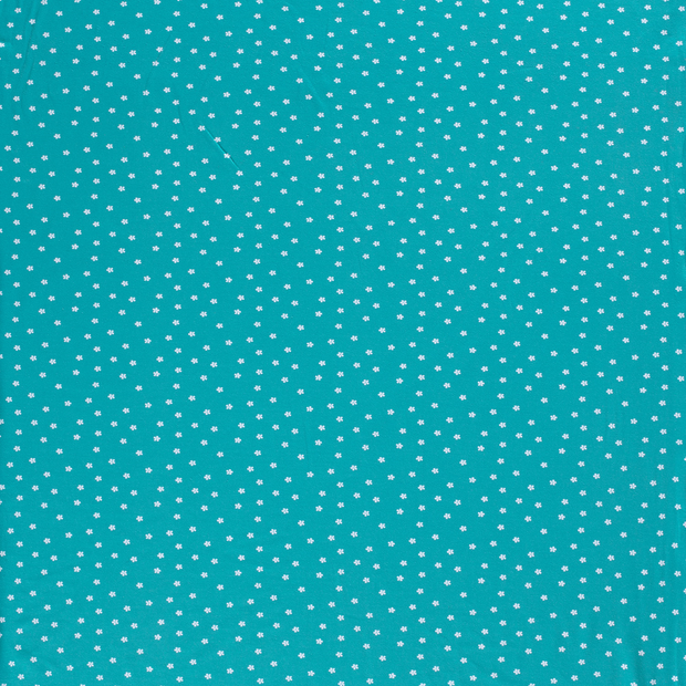 Jersey de Coton tissu Turquoise doux 