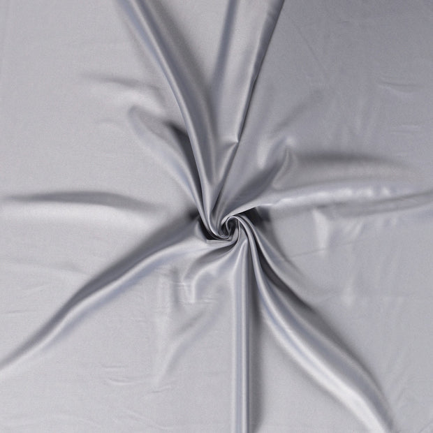 Satin tissu Argent 