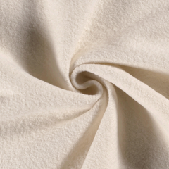 Wool Boucle Unicolour Off White