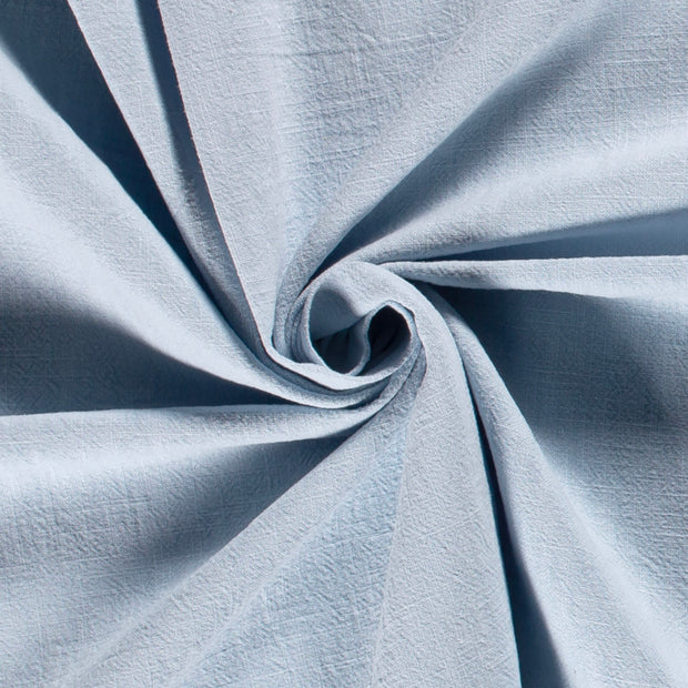 Ramie Lin tissu Unicolore Bleu clair