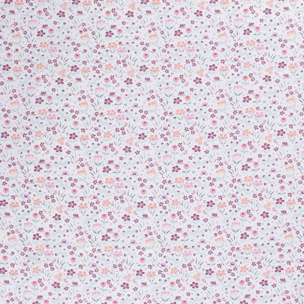 Cotton Poplin fabric Millefleurs 