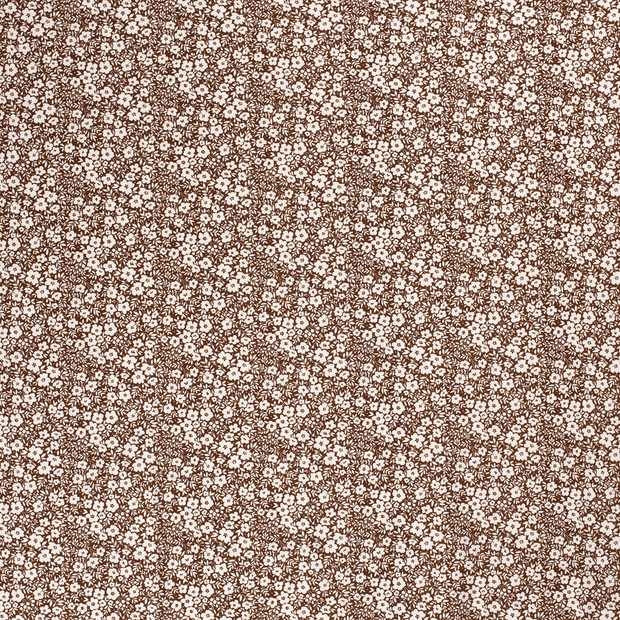 Cotton Jersey fabric Brown soft 
