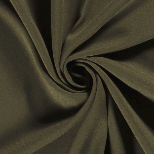 Power Stretch fabric Unicolour Khaki Green