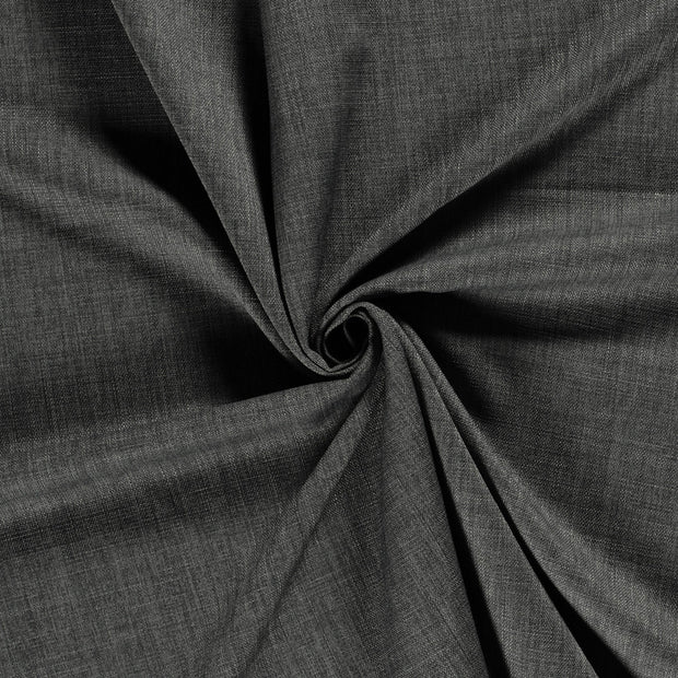Linen Look fabric Dark Grey 