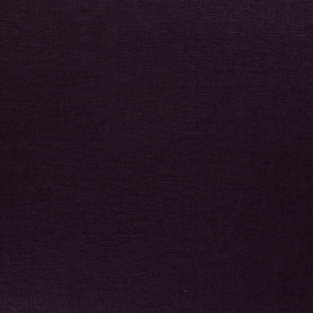 Ramie Linen fabric Aubergine matte 