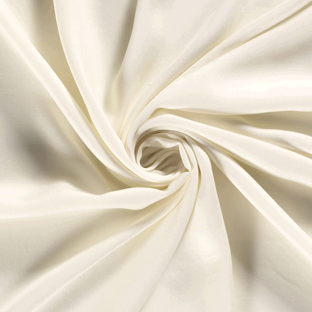 Viscose Twill fabric Unicolour Off White