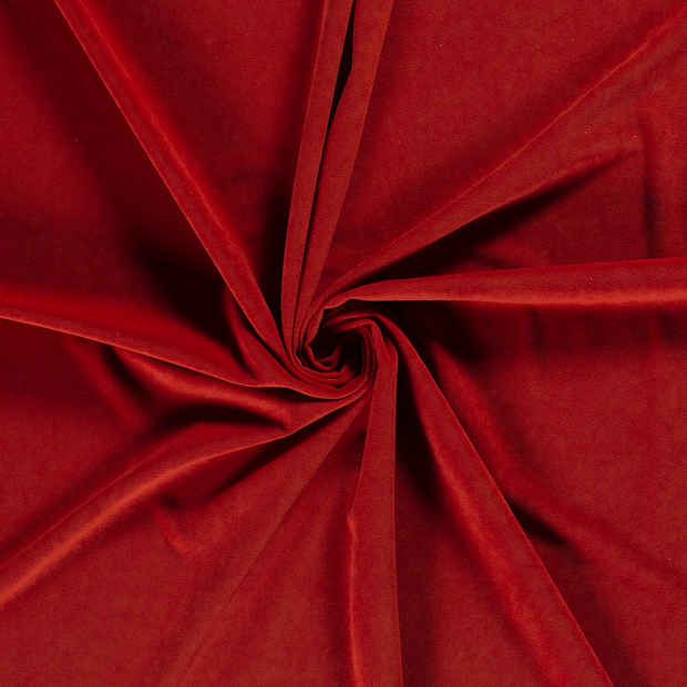 Velvet fabric Red 