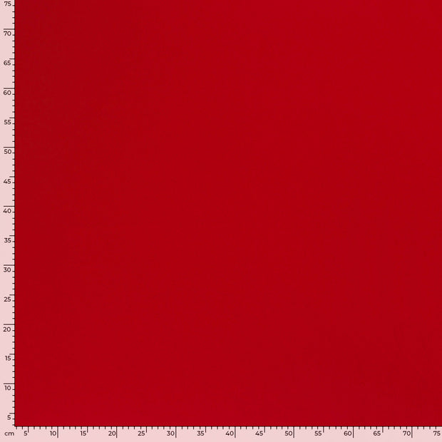 Crêpe Georgette fabric Unicolour Red