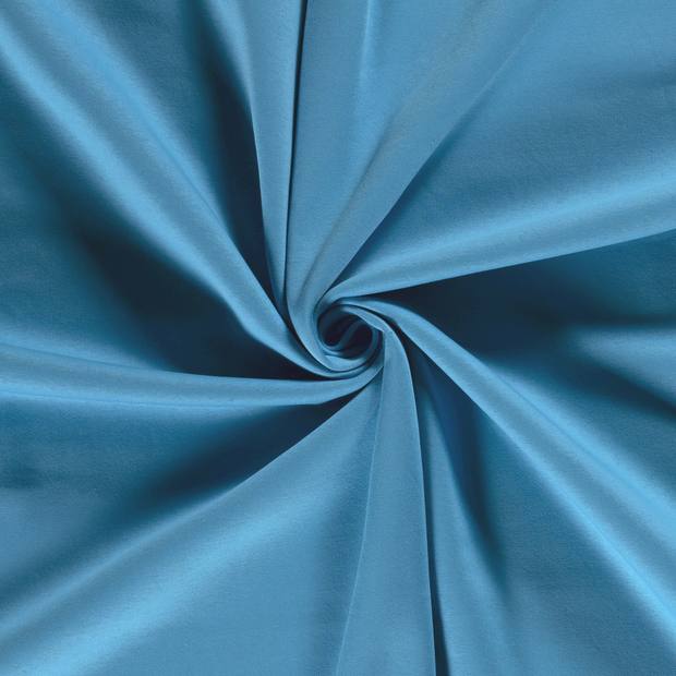 Jogging fabric Aqua brushed 