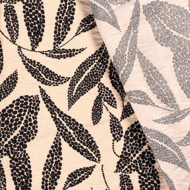 Viscose Nylon Crepe stof Bloemen bedrukt 