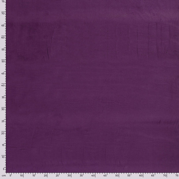 Babycord 21w fabric Unicolour Aubergine