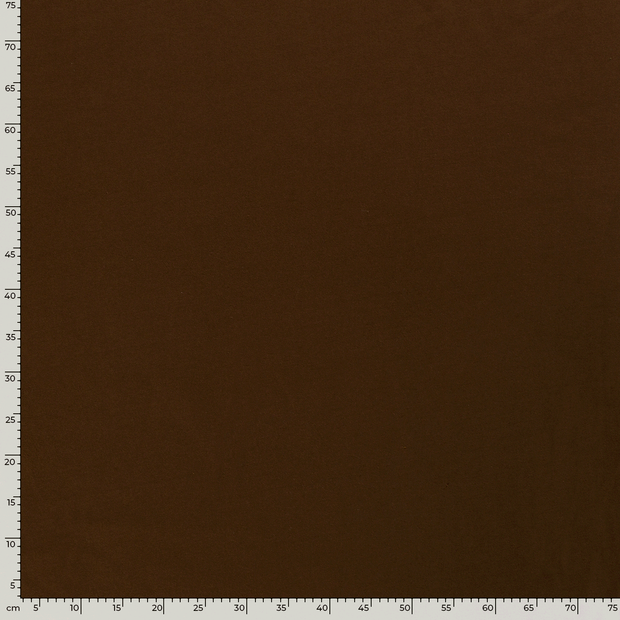 Jogging fabric Unicolour Brown