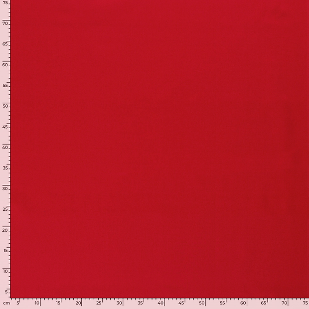 Twill fabric Unicolour Red