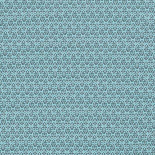 Cotton Poplin fabric Millefleurs Mint