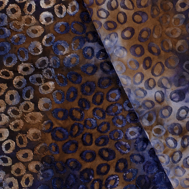 Burnout Jacquard fabric Tie Dye 